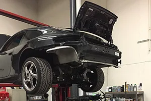 Car on Lift